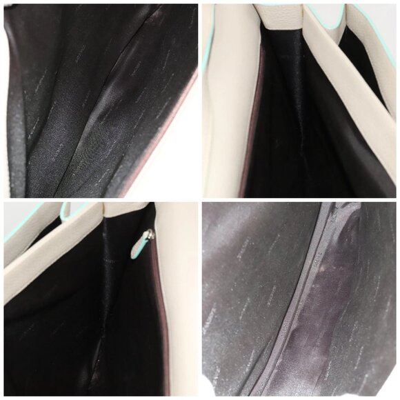 LOEWE Business Bag Leather Beige Auth bs26276 - Picture 15 of 16